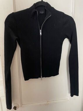 Brandy Cropped Zip Up